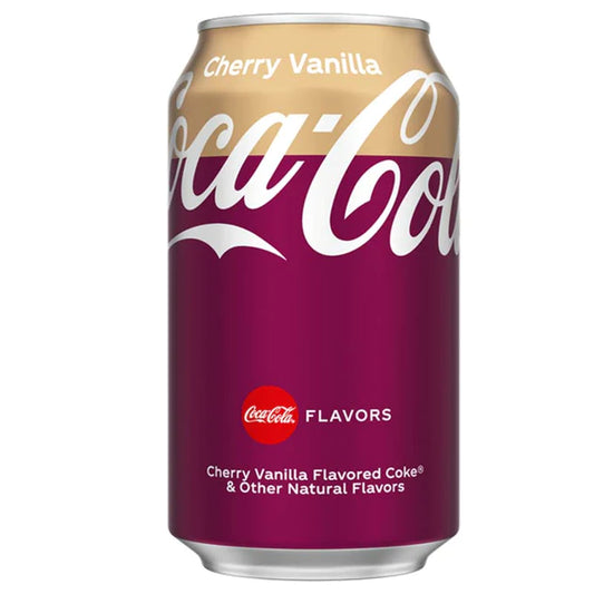 Coca Cola Cherry Vanilla, coca cola alla ciliegia e vaniglia da 330ml