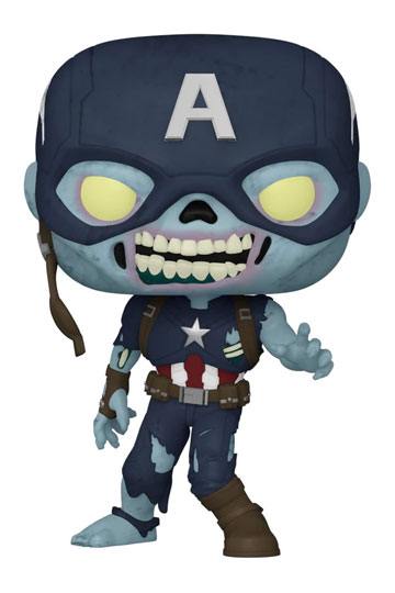 What If...? Funko POP! Animation Vinyl 948 Figure Zombie Captain America Exclusive 9 cm