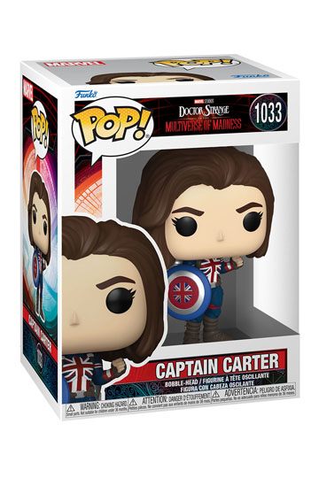 Doctor Strange in the Multiverse of Madness Funko POP! Movies Vinyl Figure 1033 Captain Carter 9 cm