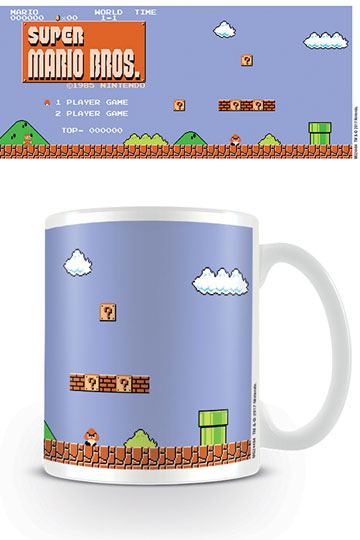 Super Mario Bros. Mug Retro Title