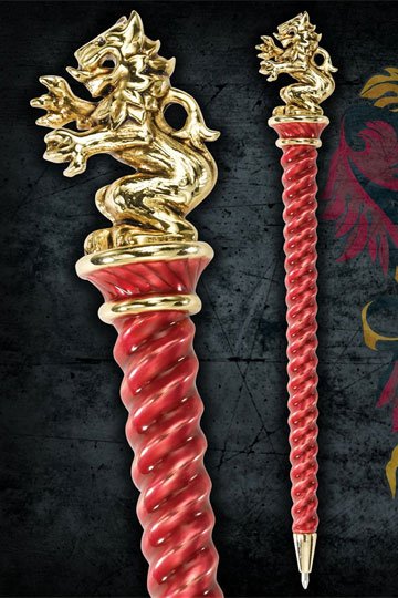 Noble Collection - Harry Potter Penna Grifondoro Placcato Oro