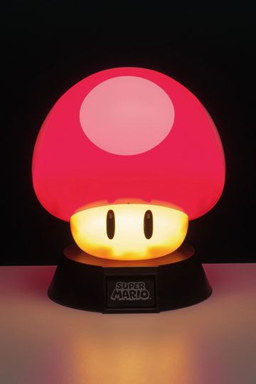 Super Mario 3D Light Mushroom 10 cm