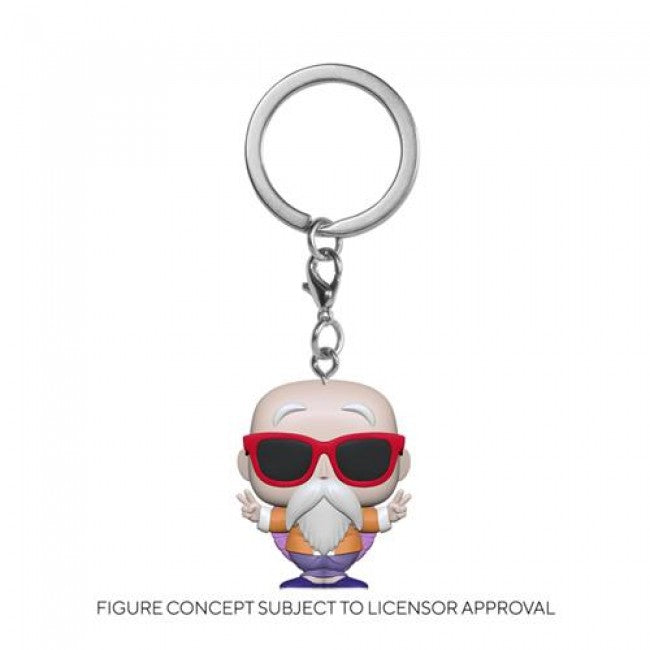 DRAGON BALL - POP FUNKO VINYL KEYCHAIN MASTER ROSHI (PEACE SIGN) 4CM