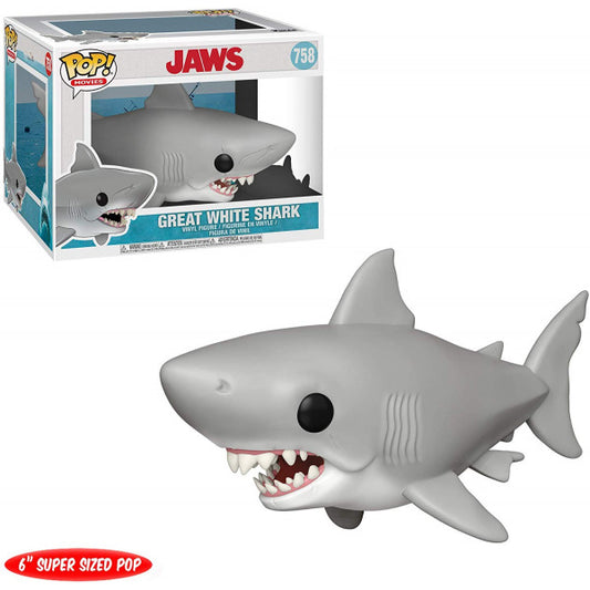Jaws Oversized POP! Movies Vinyl Figure 758 Jaws 15 cm