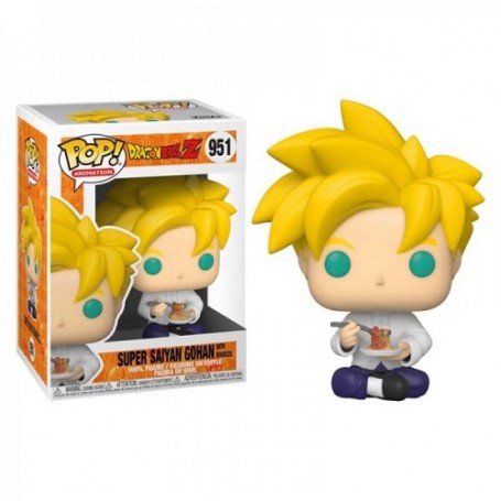 DRAGON BALL Z - POP FUNKO VINYL FIGURE 951 SS GOHAN W/ NOODLES 9CM