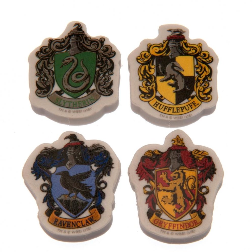 Confezione da 4 gomme per cancellare Harry Potter