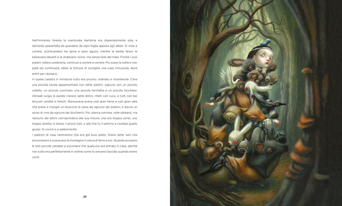 BIANCANEVE . Edizione a Colori