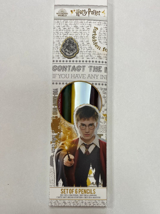 STATHP05 - Harry Potter - Pencils set of 6 - Harry Potter (HOUSE PRIDE)