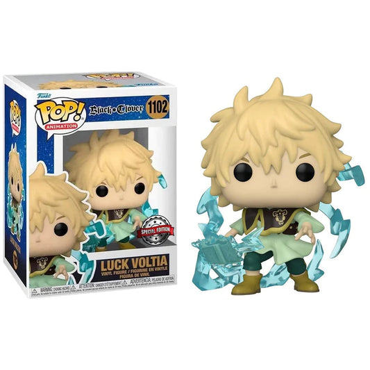 Black Clover Funko POP! Animation Vinyl Figure 1102 Luck Voltia 9 cm - SPECIAL EDITION