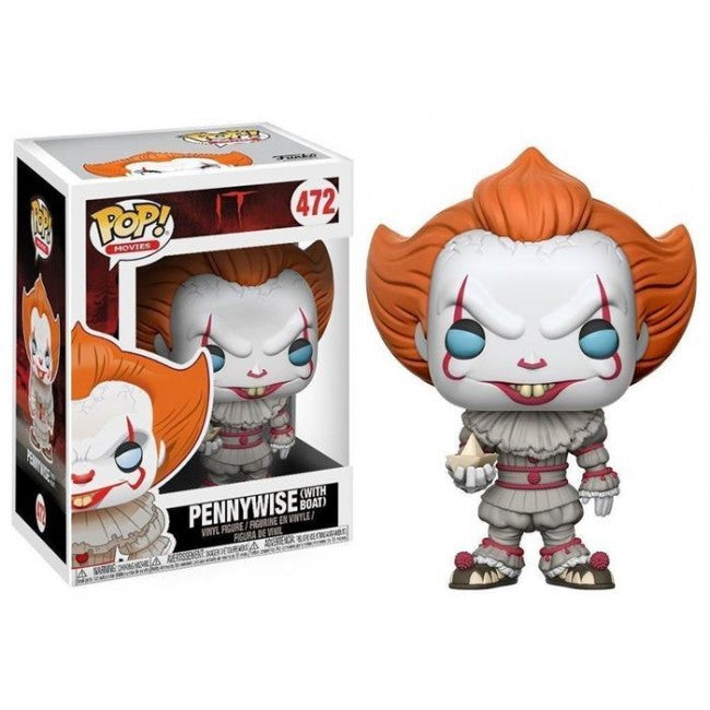 IT - POP FUNKO VINYL FIGURE 472 PENNYWISE (WITH BOAT) 9CM
