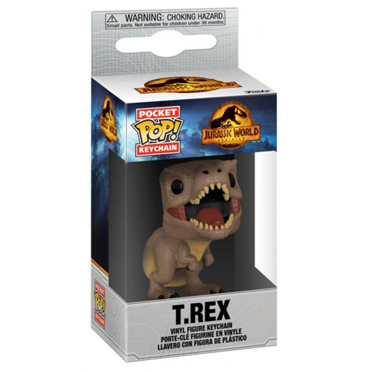 JURASSIC WORLD: DOMINION - POP FUNKO VINYL KEYCHAIN T.REX 4CM