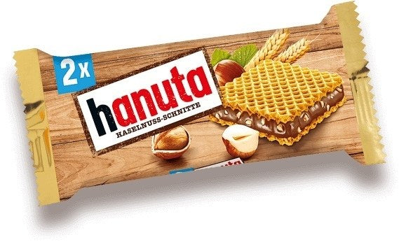 Ferrero Hanuta, wafer ripieno di crema alla nocciola da 44g