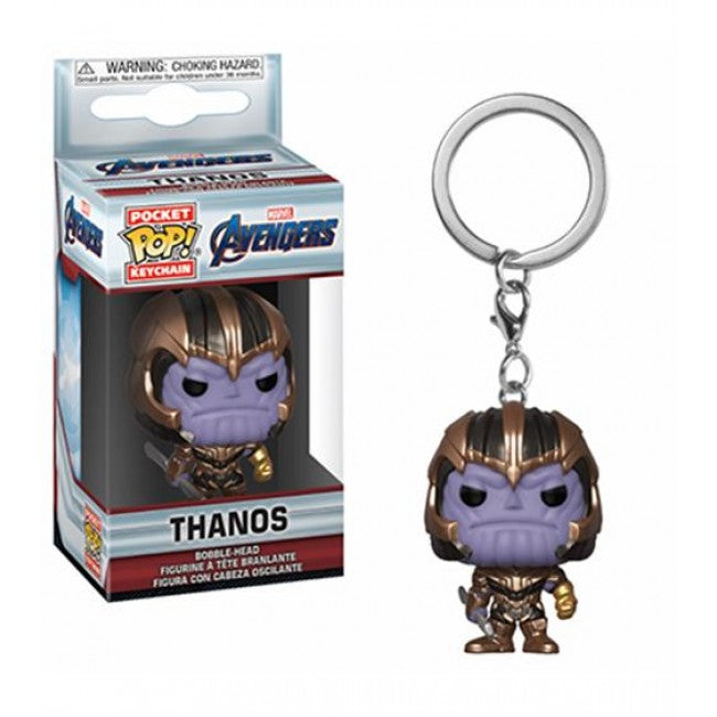 MARVEL - AVENGERS ENDGAME - POP FUNKO VINYL KEYCHAIN THANOS 4CM