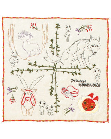 Studio Ghibli Mini Towels 25 x 25 cm LA PRINCIPESSA MONONOKE  ASCIUGAMANO