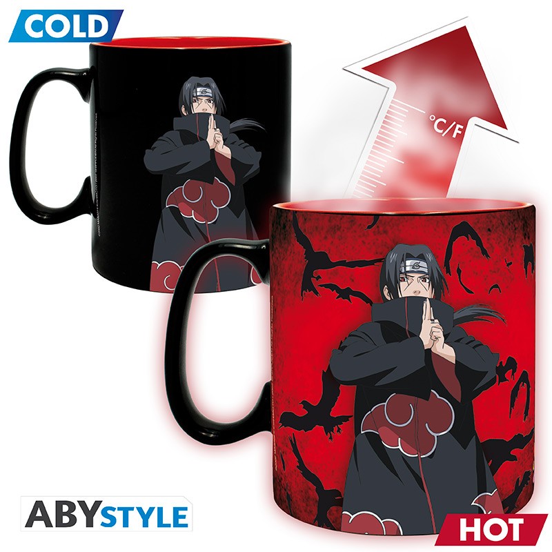 ABYMUGA060 - NARUTO SHIPPUDEN - TAZZA HEAT CHANGE 460ML - KAKASHI/ITACHI