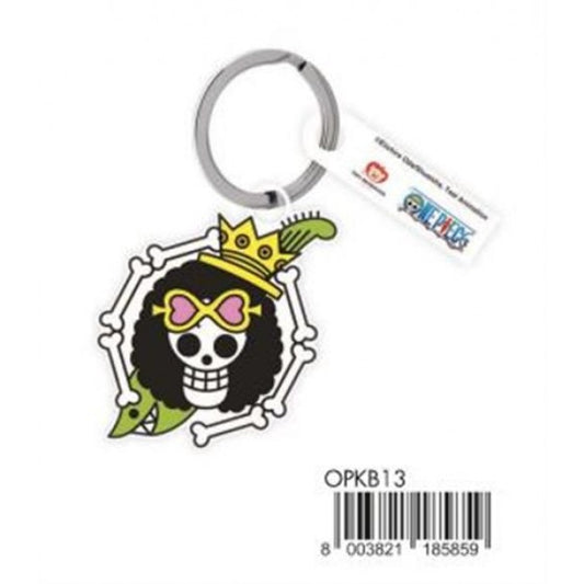 OPKB13 - ONE PIECE - PORTACHIAVI - LOGO SKULL BROOK