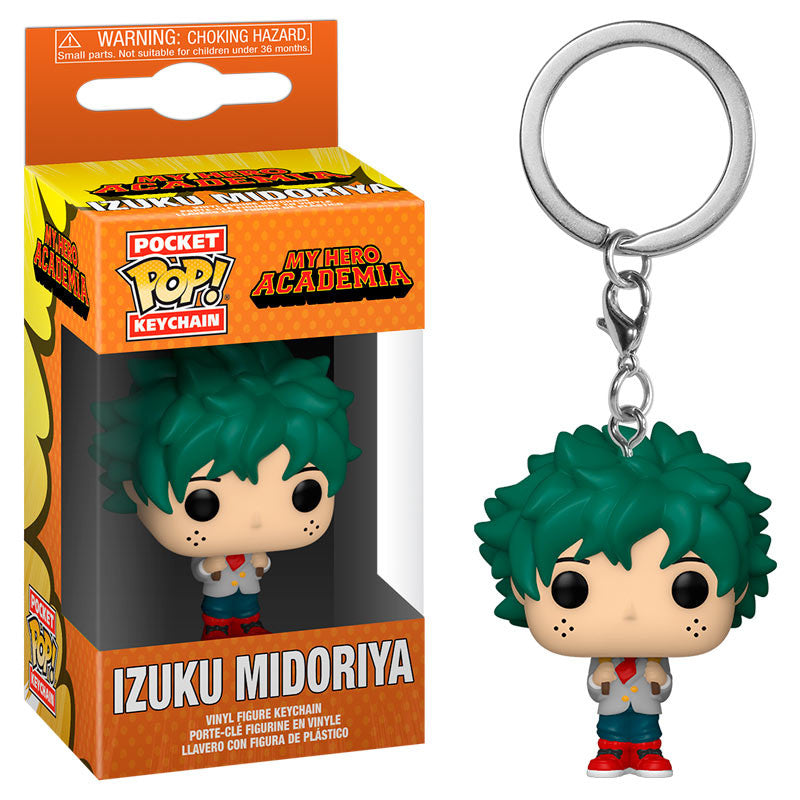 MY HERO ACADEMIA - POP FUNKO VINYL KEYCHAIN DEKU IN SCHOOL UNIFORM 4CM