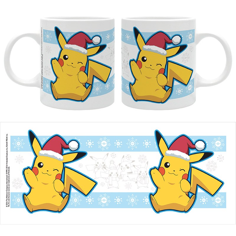 TGGMUG265 - POKEMON - TAZZA 320ML - PIKACHU SANTA CHRISTMAS