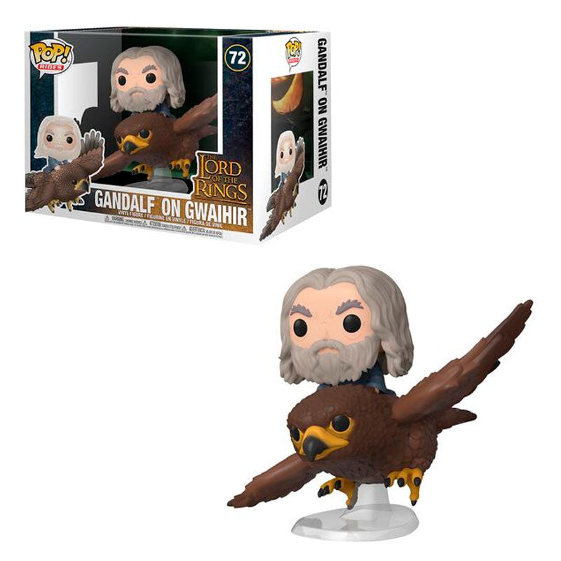 THE LORD OF THE RINGS - POP FUNKO VINYL FIGURE 72 RIDES GWAIHIR W/ GANDALF 15CM