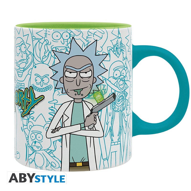 ABYMUGA041 - RICK AND MORTY - TAZZA 320ML - ALL RICKS AND MORTYS