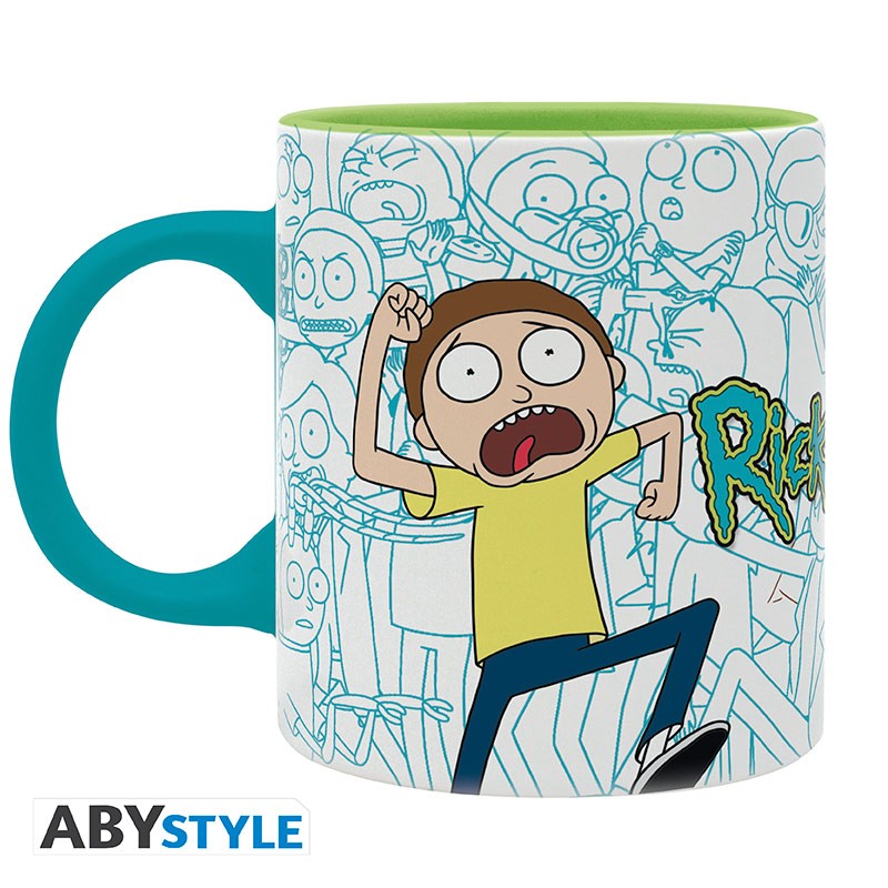 ABYMUGA041 - RICK AND MORTY - TAZZA 320ML - ALL RICKS AND MORTYS