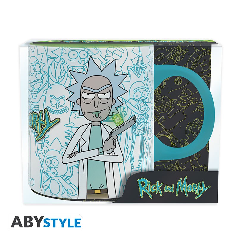 ABYMUGA041 - RICK AND MORTY - TAZZA 320ML - ALL RICKS AND MORTYS