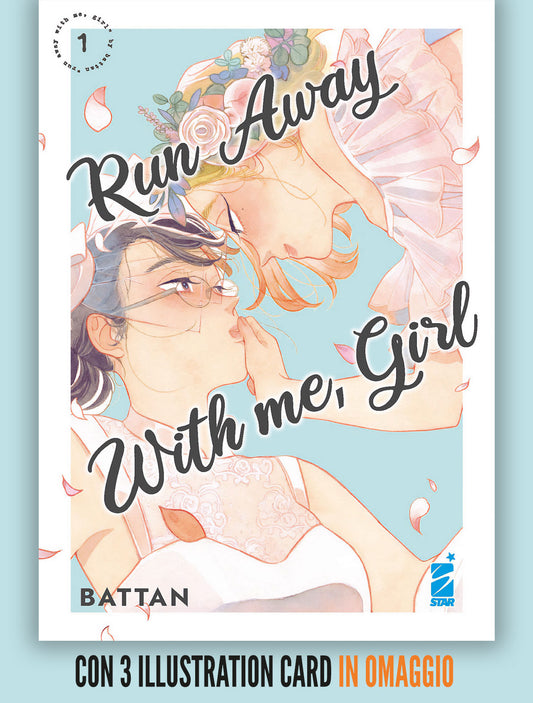 RUN AWAY WITH ME, GIRL 1 - CON 3 ILLUSTRATION CARD