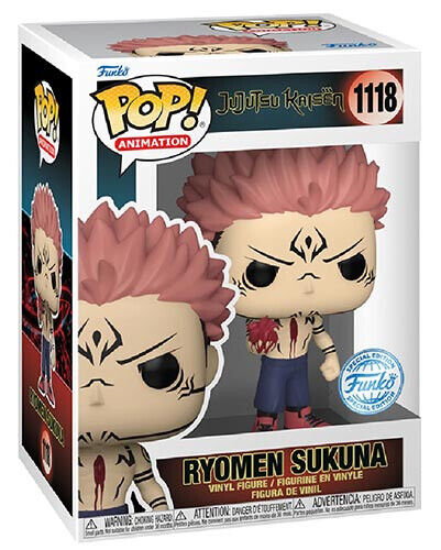 Jujutsu Kaisen Funko POP! Animation Vinyl Figure 1118 Ryomen Sukuna 9 cm SPECIAL EDITION