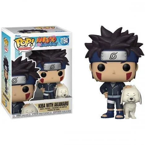 Naruto Funko POP! Animation Vinyl Figure 1194 Kiba With Akamaru  9 cm
