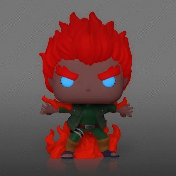 Naruto Funko POP! Animation Vinyl Figure 824 MIGHT GUY (EIGHT INNER GATES) 9 cm - SPECIAL EDITION GLOWS IN THE DARK