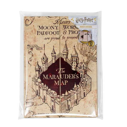 Taccuino magnetico Harry Potter A5 Mappa del malandrino