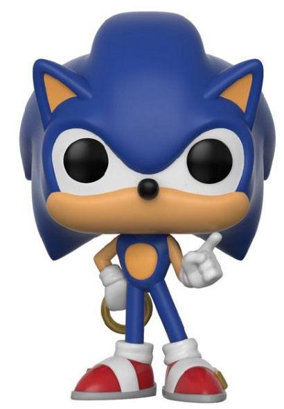 Sonic The Hedgehog Funko POP! Games Vinyl Figure 283 Sonic (Ring) 9 cm