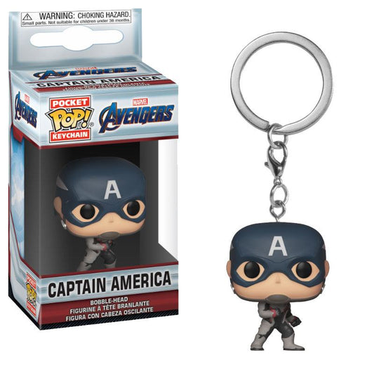 Avengers Endgame Pocket FunkoPOP! Vinyl Keychain Captain America 4 cm