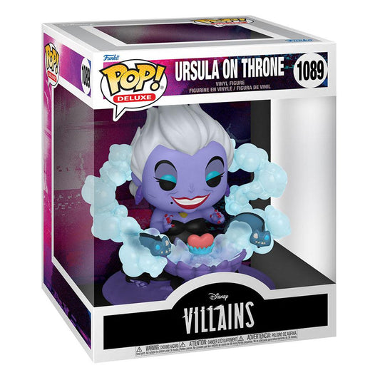 Disney Funko POP! Deluxe Villains Vinyl Figure 1089 Ursula on Throne 9 cm