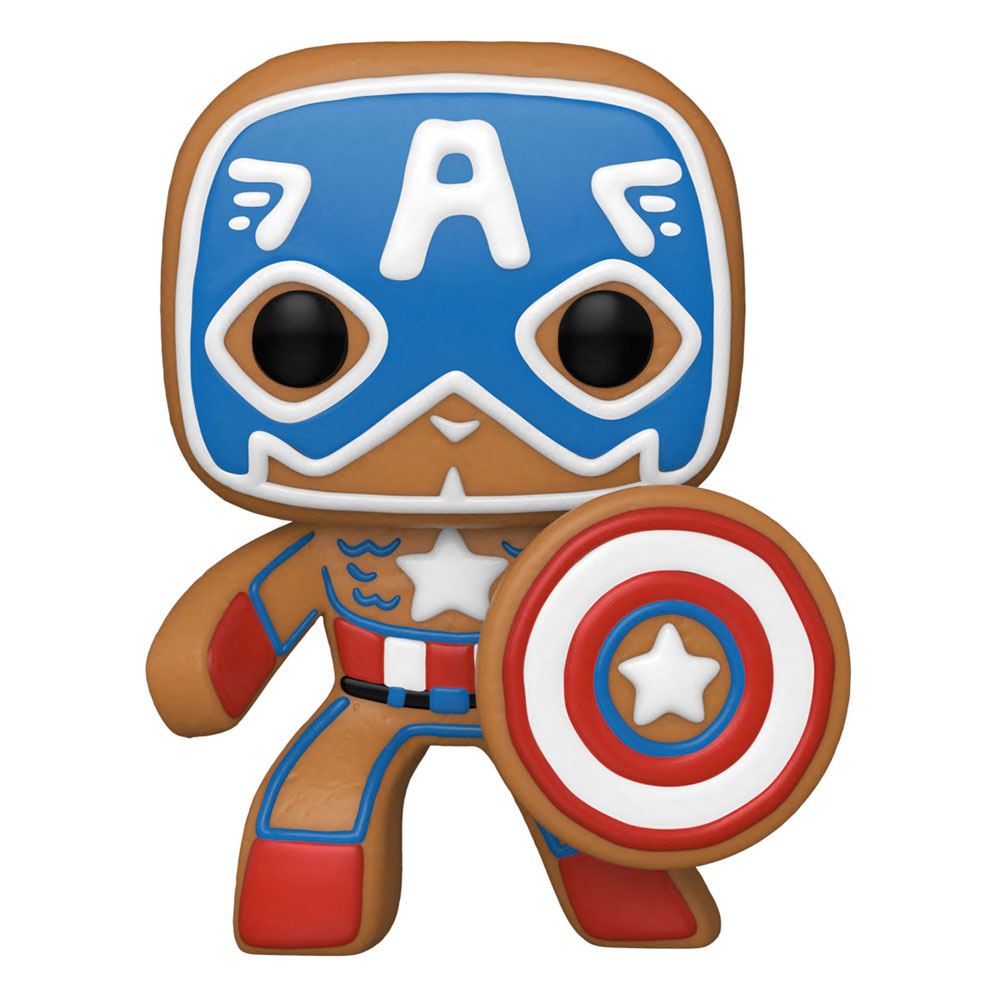 Marvel Funko POP! Vinyl Figure 933 Holiday Captain America 9 cm