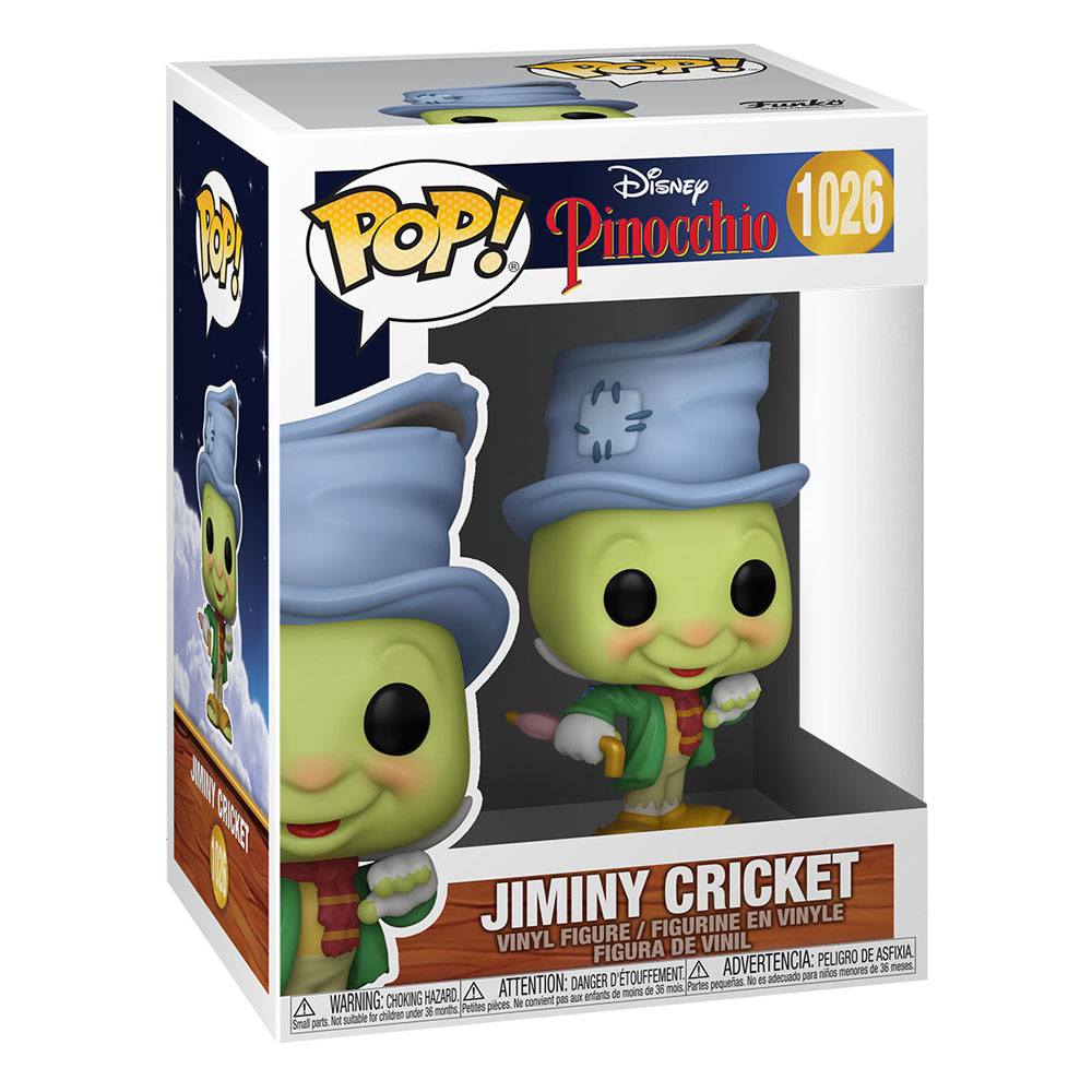 Pinocchio 80th Anniversary Funko POP! Disney Vinyl Figure 1026 Street Jiminy 9 cm