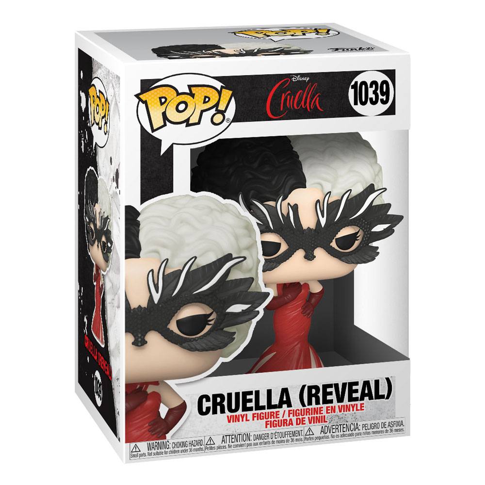 Cruella POP! Disney Vinyl Figure 1039 Cruella (Reveal) 9 cm