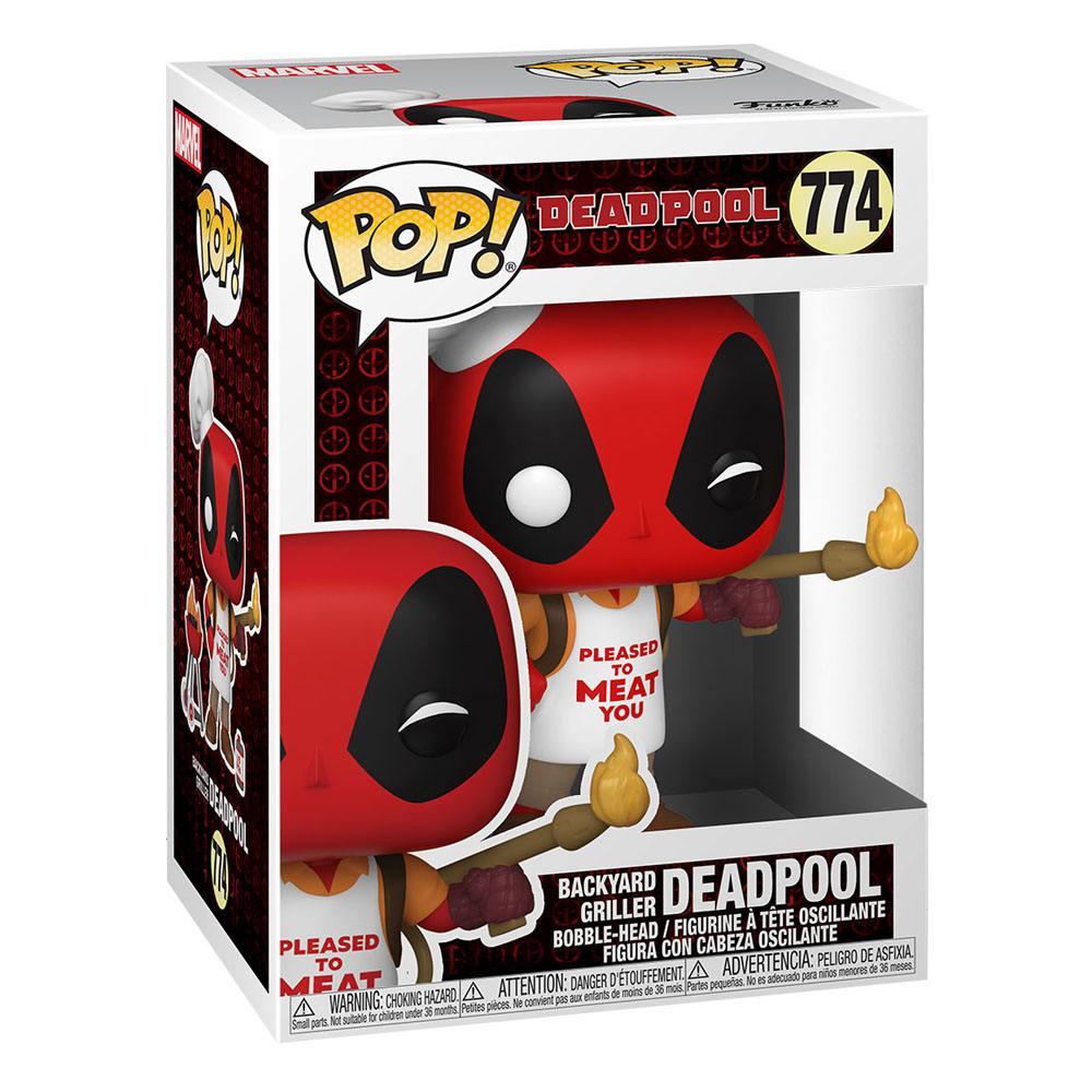 Marvel Deadpool 30th Anniversary Funko POP! Vinyl Figure 774 Backyard Griller Deadpool 9 cm