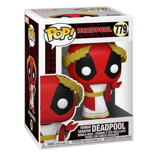Marvel Deadpool 30th Anniversary Funko POP! Vinyl Figure 779 Roman Senator Deadpool 9 cm