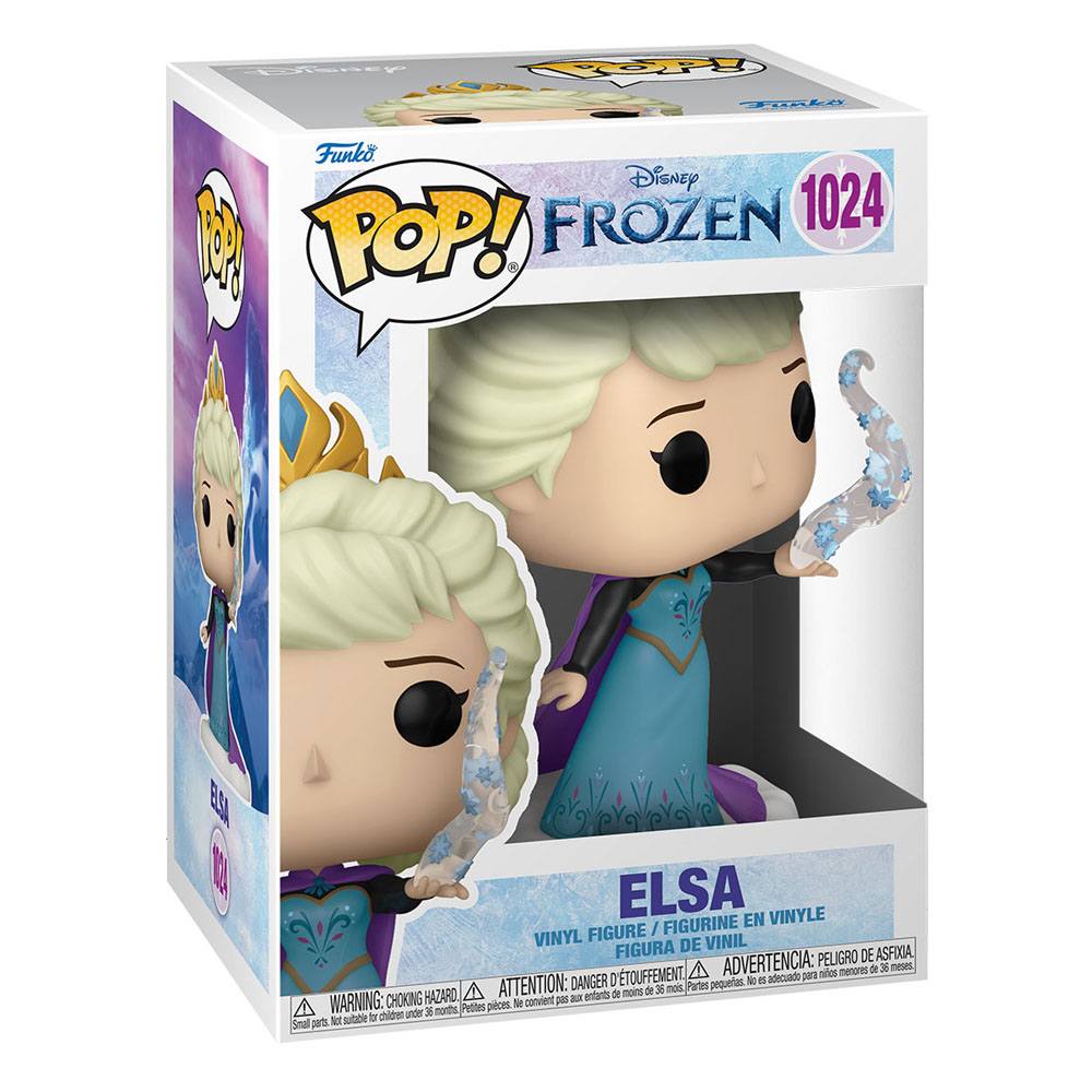 Disney : Ultimate Princess Funko POP! Disney Vinyl Figure 1024 Elsa (Frozen) 9 cm