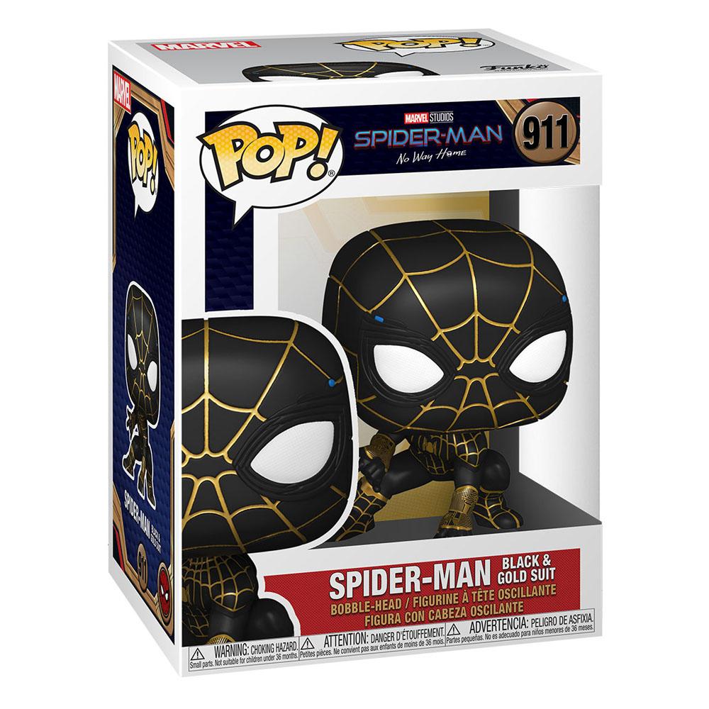 Spider-Man : No Way Home Funko POP! Vinyl Figure 911 Spider-Man (Black & Gold Suit) 9 cm cm