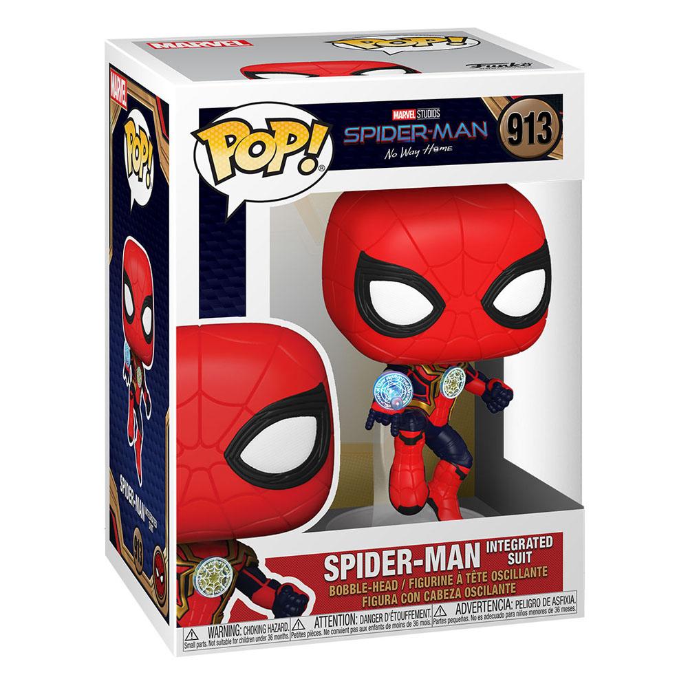 Spider-Man : No Way Home Funko POP! Vinyl Figure 913 Spider-Man (Integrated Suit) 9 cm