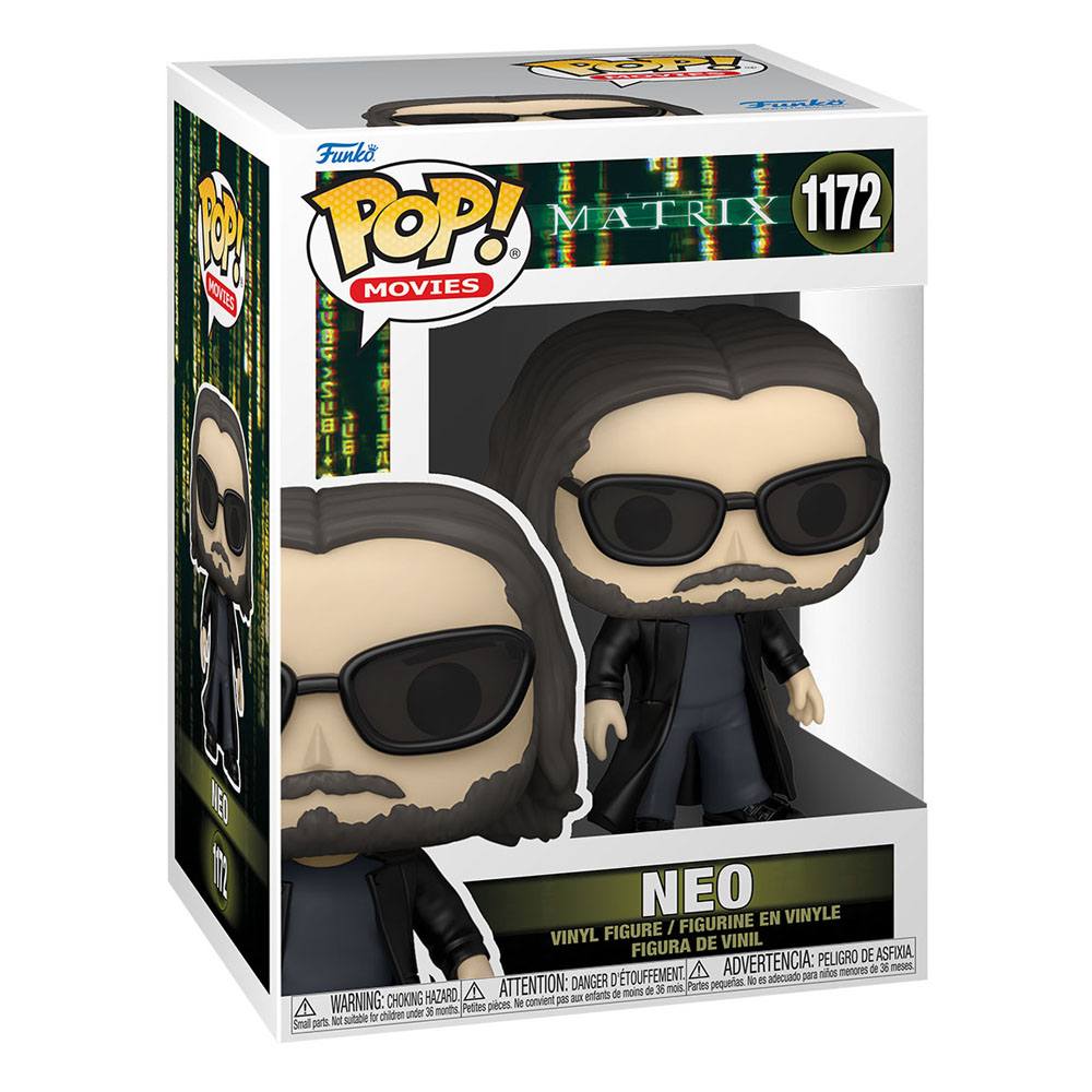 The Matrix 4 Funko POP! Movies Vinyl Figure 1172 Neo 9 cm