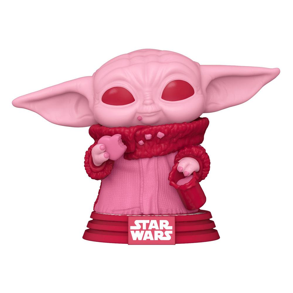 Star Wars Valentines Funko POP! Star Wars Vinyl Figure 493 Grogu 9 cm