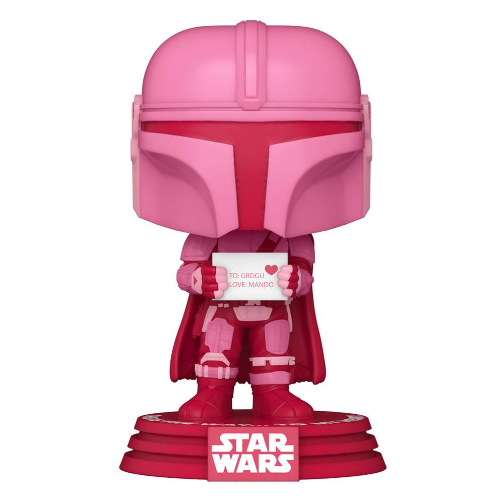 Star Wars Valentines Funko POP! Star Wars Vinyl Figure 495 The Mandalorian 9 cm