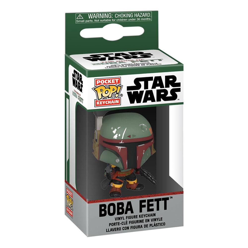 Star Wars The Book of Boba Fett Pocket Funko POP! Vinyl Keychains 4 cm