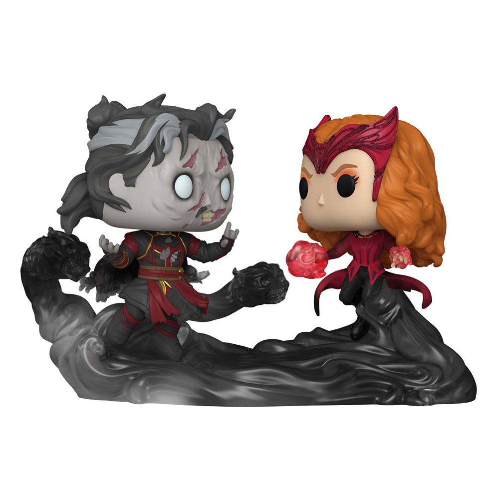 Doctor Strange in the Multiverse of Madness Funko POP Moment! Vinyl Figures 1027 2-Pack Dead Strange & The Scarlet Witch 9 cm