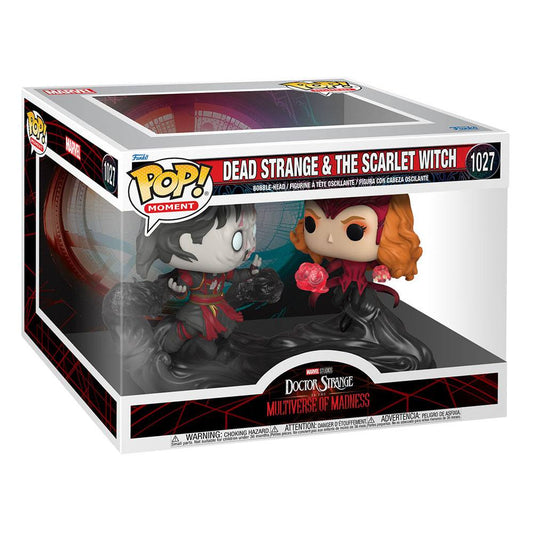Doctor Strange in the Multiverse of Madness Funko POP Moment! Vinyl Figures 1027 2-Pack Dead Strange & The Scarlet Witch 9 cm