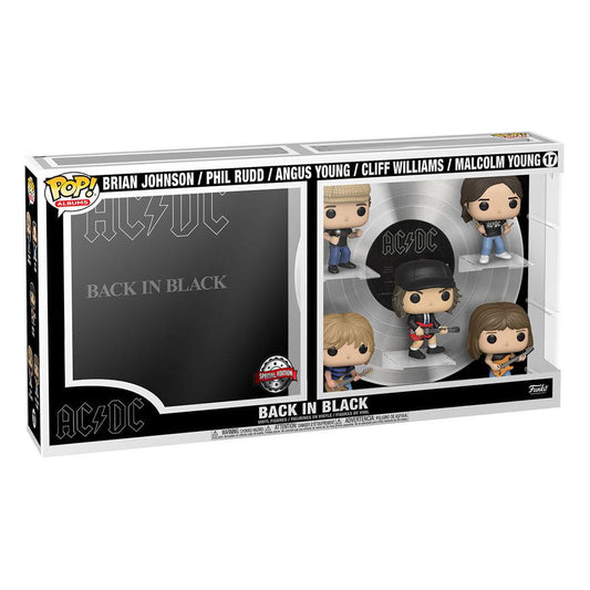 AC/DC Funko POP! Albums Vinyl Figure 17 5-Pack Back In Black 9 cm