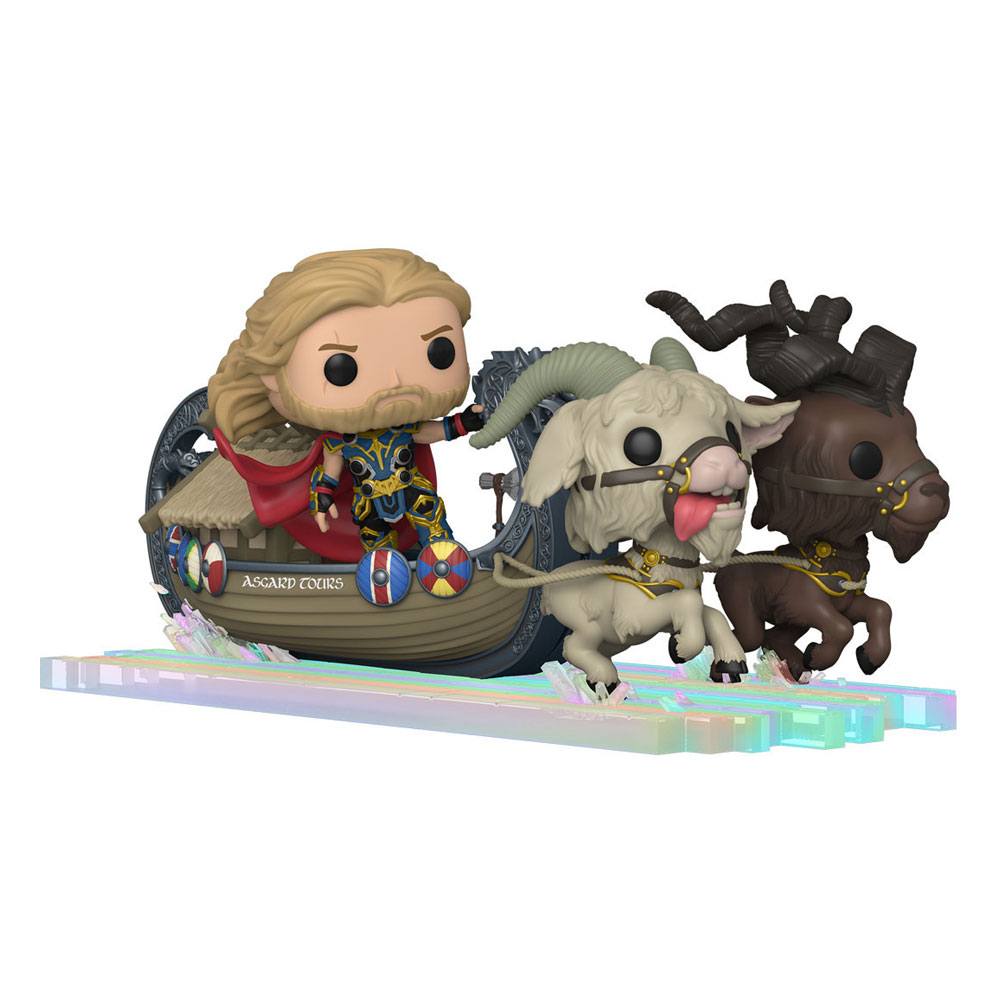 Thor: Love & Thunder Funko POP! Rides Super Deluxe Vinyl Figure 290 Thor & Goat Boat 13 cm